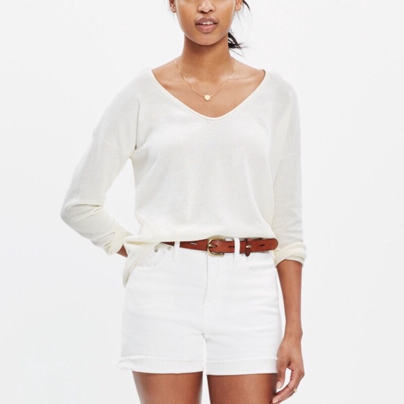 Madewell Tops - Madewell Sz L Shorelight Pullover EUC